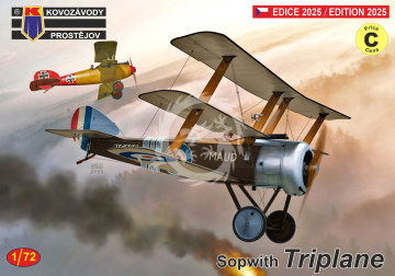 Soptwith Triplane - Kovozávody Prostějov  KPM0493 skala 1/72