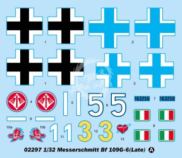  Messerschmitt Bf 109G-6(Late) Trumpeter 02297 skala 1/32