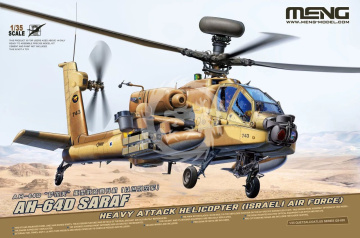 PROMOCJA NA ZAMÓWIENIE - AH-64D Saraf Heavy Attack Helicopter (Israeli Air Force) MENG-Model QS-005 skala 1/35