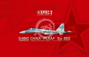 China PLAAF Su-35S Flanker E Multi-Role Heavy Fighter Great Wall Hobby GWH S4810 skala 1/48