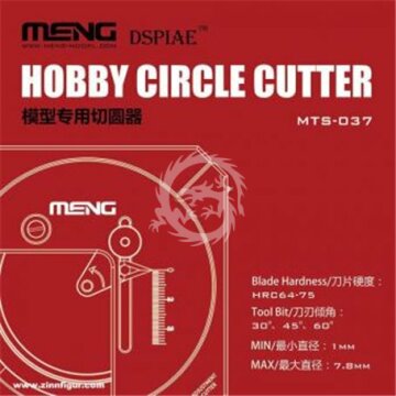 Hobby Circle Cutter wycinarka kółek Dspiae Meng MTS-037