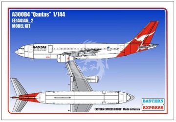 Model plastikowy Airbus A300B4 Qantas EASTERN EXPRESS EE144146_2 1/144