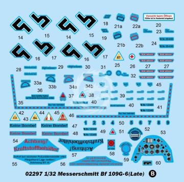  Messerschmitt Bf 109G-6(Late) Trumpeter 02297 skala 1/32