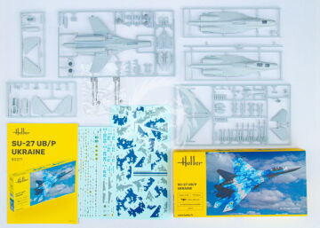 Starter Kit Su-27 UB/P Ukraine Heller 56371 skala 1/72