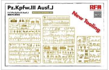 Pz.Kpfw.III Ausf. J Full Interior Kit Rye Field Model RM-5072 skala 1/35