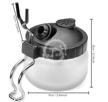 Wielofunkcyjny pojemnik do czyszczenia aerografu plus zestaw do czyszczenia