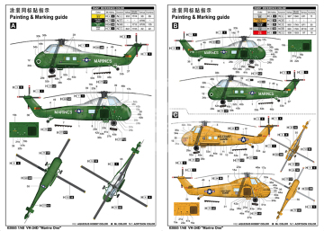 VH-34D Marine One Trumpeter 02885 skala 1/48