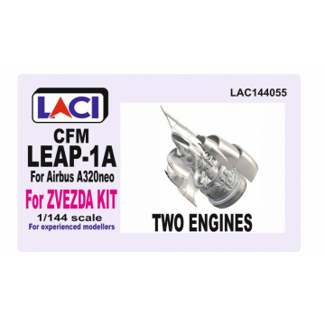 2x CFM LEAP-1A A320 NEO two engines LACI LAC144055 1:144