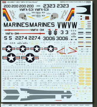 Model plastikowy USMC F-4B/N 