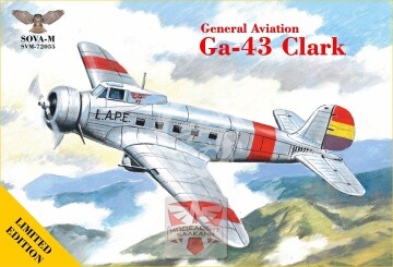 General Aviation Ga-43 Clark - SOVA-M 72035 skala 1/72