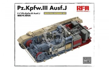 Pz.Kpfw.III Ausf. J Full Interior Kit Rye Field Model RM-5072 skala 1/35