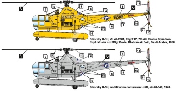 Sikorsky H-5G Dragonfly AMP 72008 skala 1/72