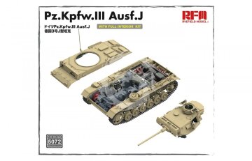 Pz.Kpfw.III Ausf. J Full Interior Kit Rye Field Model RM-5072 skala 1/35