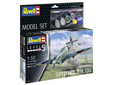 SPITFIRE Mk.IXc + farby i klej - Revell 63927 skala 1/32