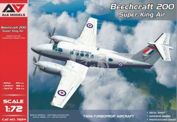 NA ZAMÓWIENIE - Beechcraft 200 Super King Air - A&A Models AAM7224 skala 1/72
