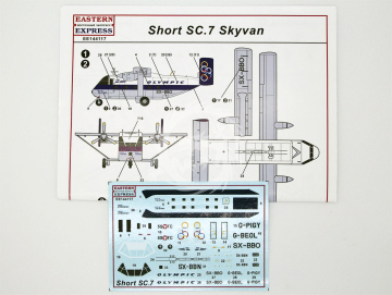 Short SC-7 Skyvan OLYMPIC  Eastern Eastern Express EE144117 w 1/144