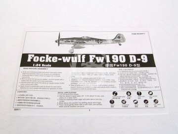 Focke-wulf Fw190 D-9 Trumpeter 02411 1/24