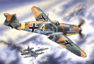 Bf 109F-4 WWII German Fighter  ICM 48103 skala 1/48