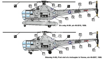 Sikorsky H-5G Dragonfly AMP 72008 skala 1/72