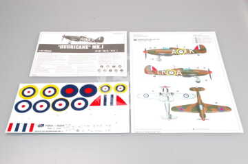 Hurricane Mk.1 Trumpeter 02414 skala 1/24