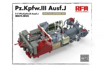 Pz.Kpfw.III Ausf. J Full Interior Kit Rye Field Model RM-5072 skala 1/35