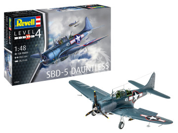 SBD-5 Dauntless Navyfighter Revell 03869 skala 1/48