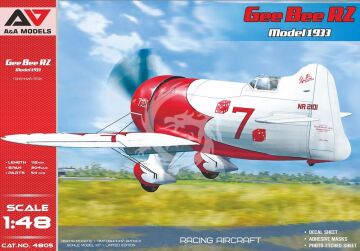 PRZEDSPRZEDAZ - Gee Bee R2 racing aircraft ( 1933 ver.) - A&A Models AAM4805 skala 1/48