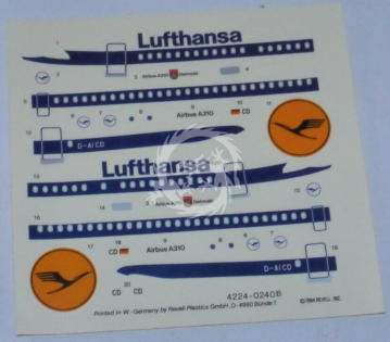 Model plastikowy Airbus A310 Lufthansa Revell 4224 skala 1/144