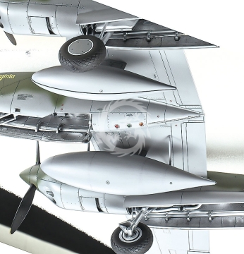 Model plastikowy Lockheed P-38 F/G Lightning Tamiya 61120 skala 1/48