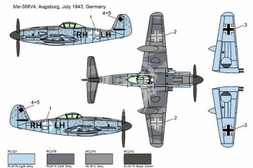 PRZEDSPRZEDAŻ - Messerschmitt Me 309V-4 Brengun BRP144017 skala 1/144