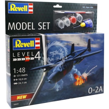 PROMOCJA - NA ZAMÓWIENIE O-2A Skymaster SET - Revell 63819 skala 1/48