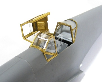 Elementy fototrawione osłona kabiny BF 109 F (Zvezda), Microdesign, MD048212, skala 1/48