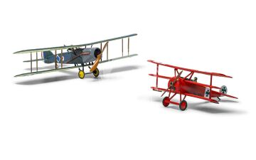 PREORDER- Fokker DR1 Triplane & Bristol Fighter Dogfight Double Airfix A02141V skala 1/72