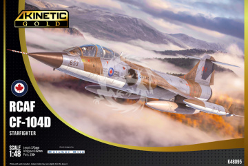 CF-104D ROCAF Kinetic K48095 skala 1/48