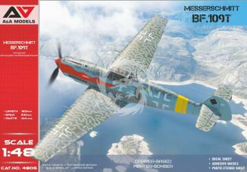 PRZEDSPRZEDAZ - Lotniskowy Bf.109T A&A Models by A&A Models 4806 skala 1/48