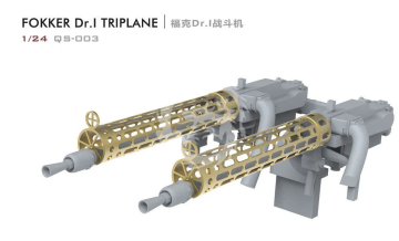 Fokker Dr.I Triplane & Blue Max Medal Meng Model QS-003s 1/24