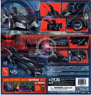 Batmobile Batman & Robin Movie AMT 1295 skala 1/25