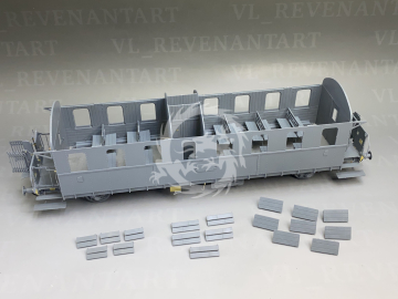 Wagon kolejowy Personenwagen Cid-27 Donnerbüchse - Das Werk DW35033 skala 1/35