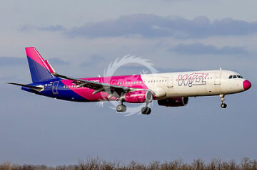 Airbus A321 - Wizzair HA-LXA - decal BOA 14497