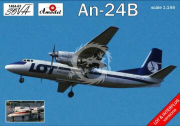 Antonov An-24B Amodel AMO1464-02 1/144