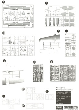 Model plastikowy RAF B-25C/D 