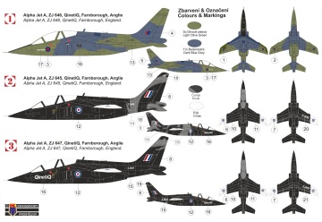 Alpha Jet A 'QinetiQ' Kovozávody Prostějov KPM0267 72267 skala 1/72