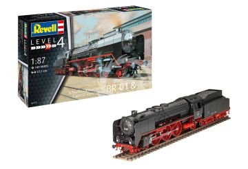 PROMOCJA - NA ZAMÓWIENIE  - Lokomotywa pociągu ekspresowego BR01 + tender 2'2' T32 - Revell 02172 skala 1/87