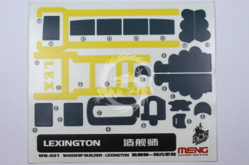 Model plastikowy Warship builder Lexington Meng Model WB-001 1:Egg