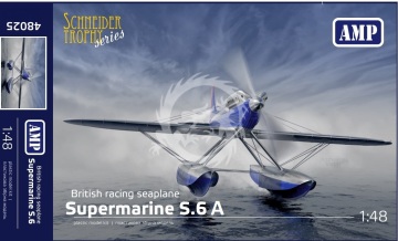 Brytyjski wodnosamolot wyścigowy Supermarine S.6A AMP 48025 skala 1/48