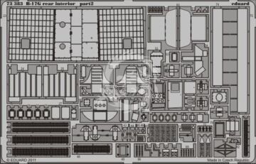 B-17G rear interior for Revell 	Eduard Accessories 73383 skala 1/72