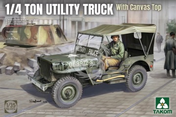  NA ZAMÓWIENIE - 1/4 Ton Utility Truck - Takom 2214 skala 1:35