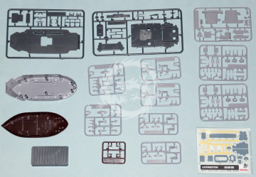 Model plastikowy Warship builder Lexington Meng Model WB-001 1:Egg