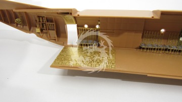 Blaszka fototrawiona C-130H Hercules transport compartment Microdesign MD 072268 skala 1/72