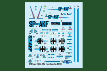  ZLIN Z-42M Hobby Boss 80299 skala 1/72